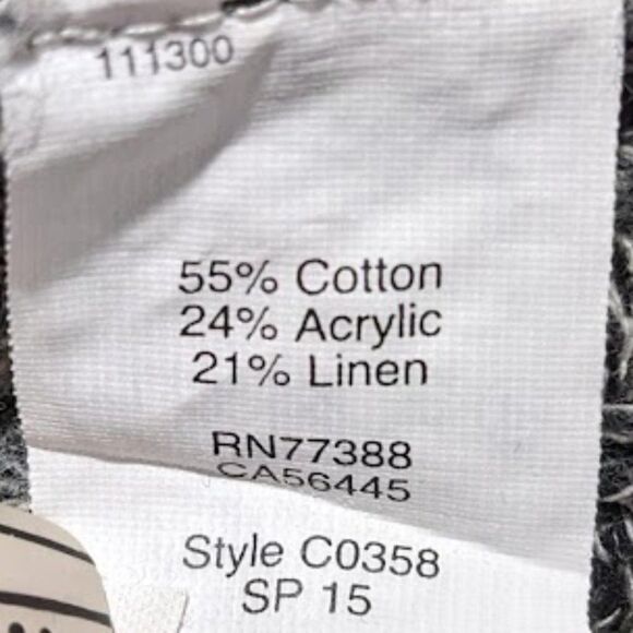 MADEWELL | Linen Blend Swing Sweater in Marled Grey - Picture 5 of 6